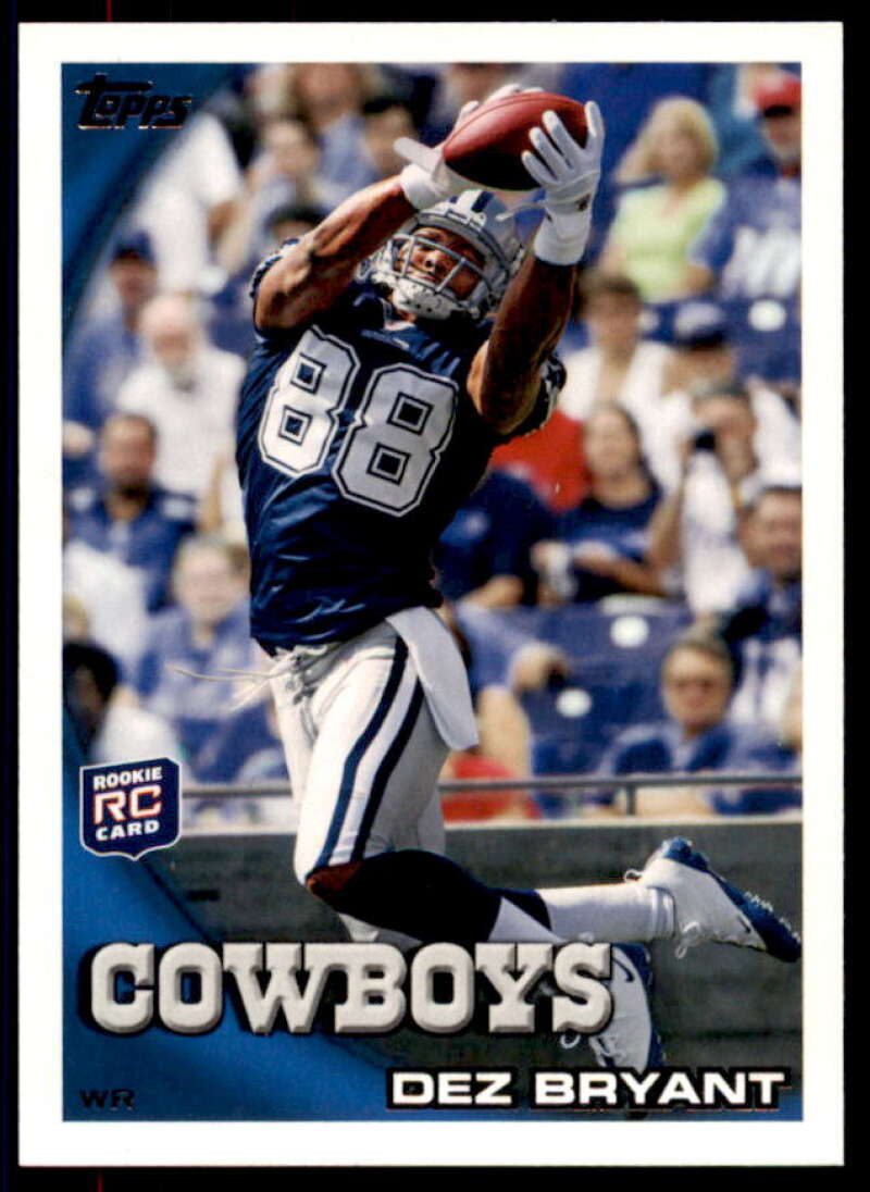 Dez Bryant RC/Leaping catch Rookie Card 2010 Topps #425A  Image 1