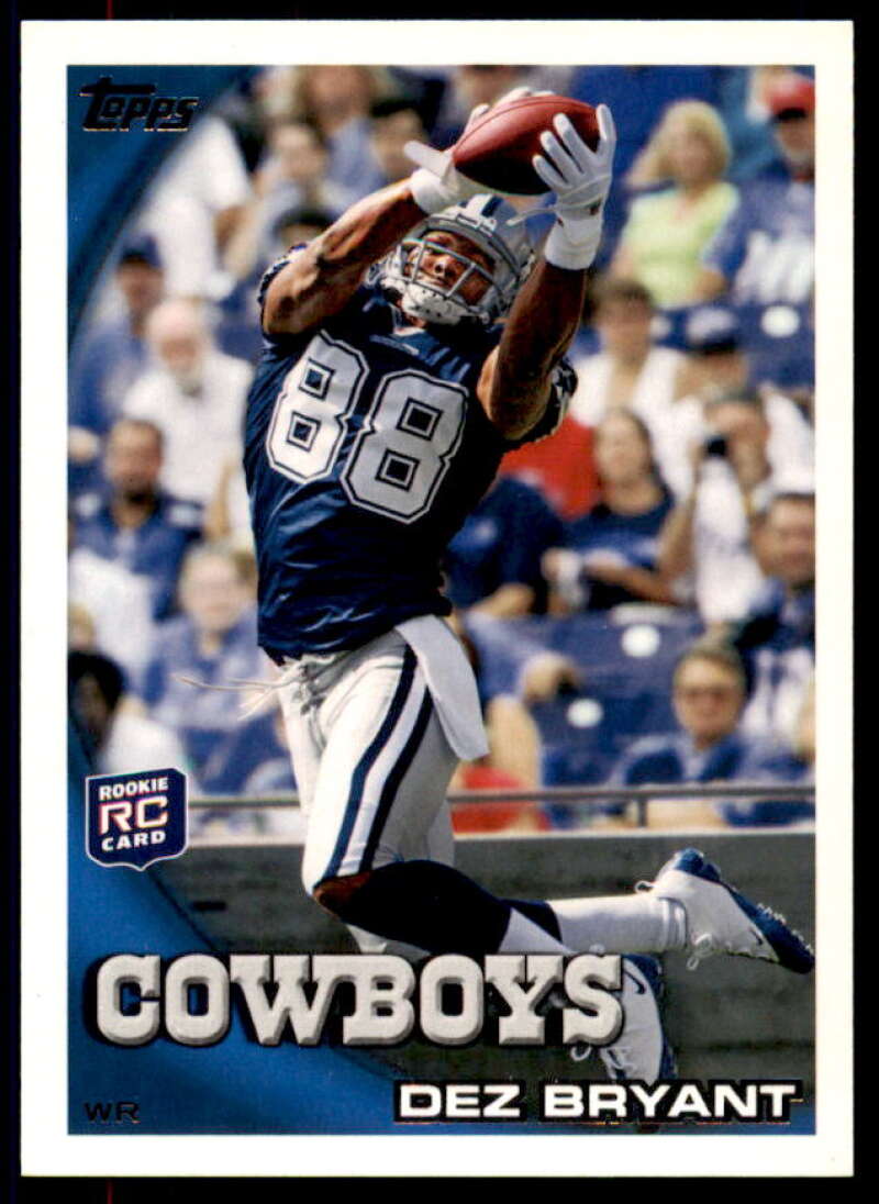 Dez Bryant RC/Leaping catch Rookie Card 2010 Topps #425A  Image 1