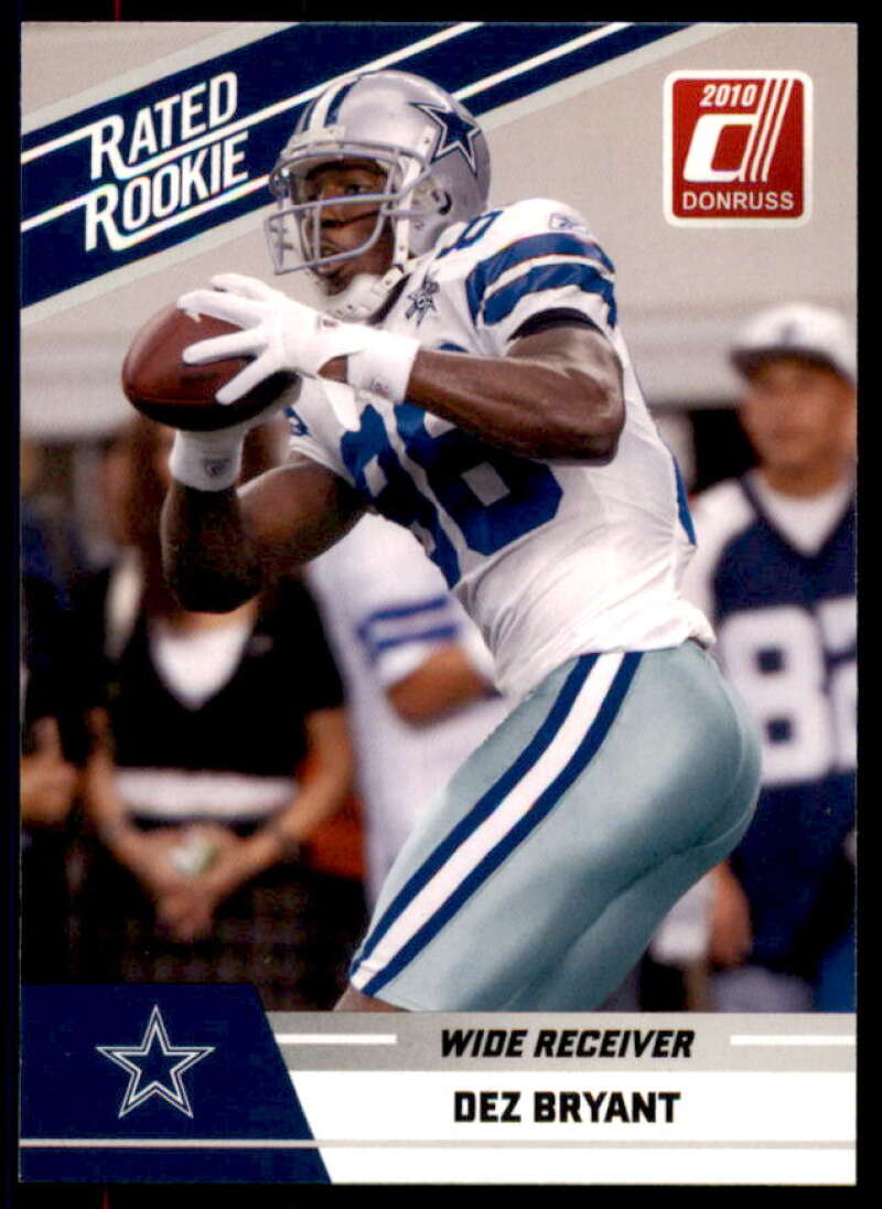 Dez Bryant Rookie Card 2010 Donruss Rated Rookies #32  Image 1