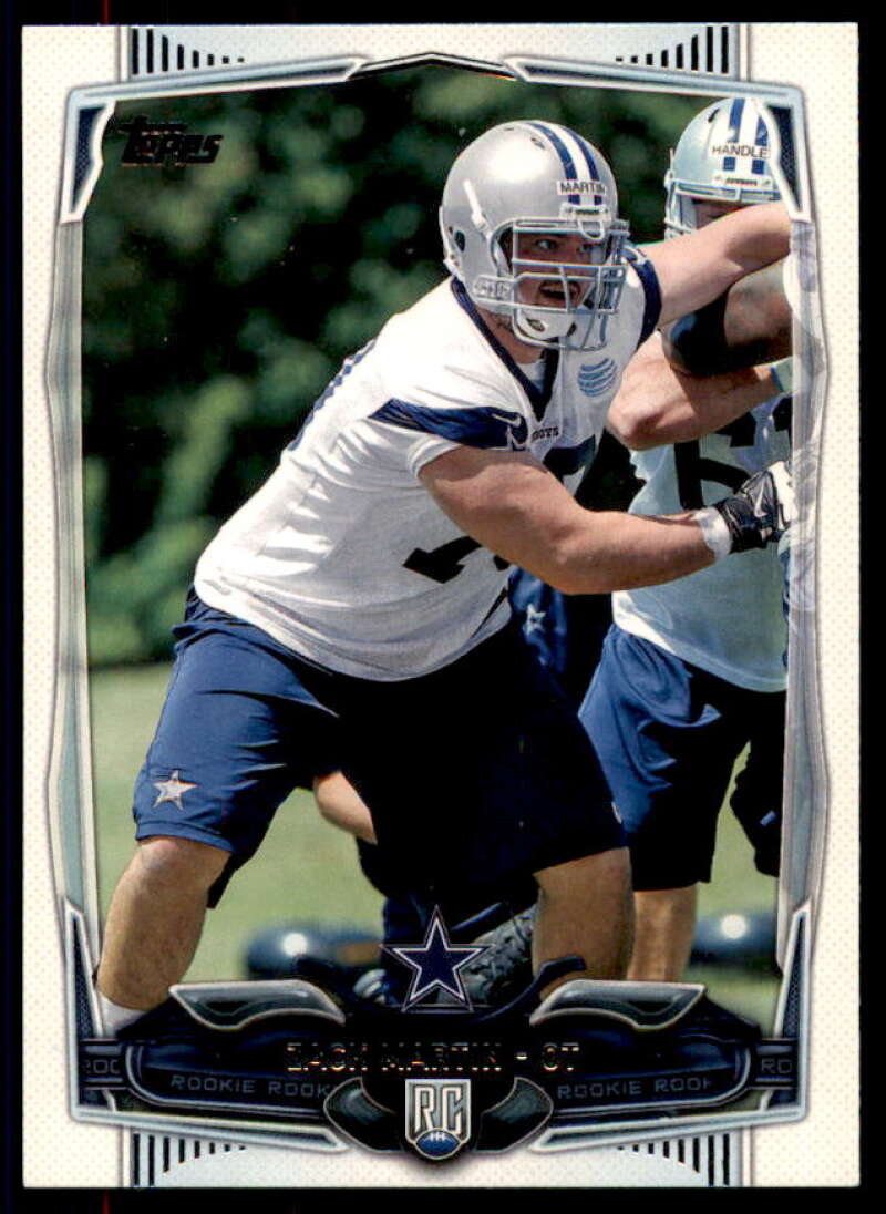 Zack Martin Rookie Card 2014 Topps #406  Image 1