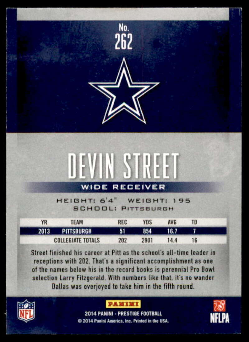 Devin Street Rookie Card 2014 Prestige #262  Image 2