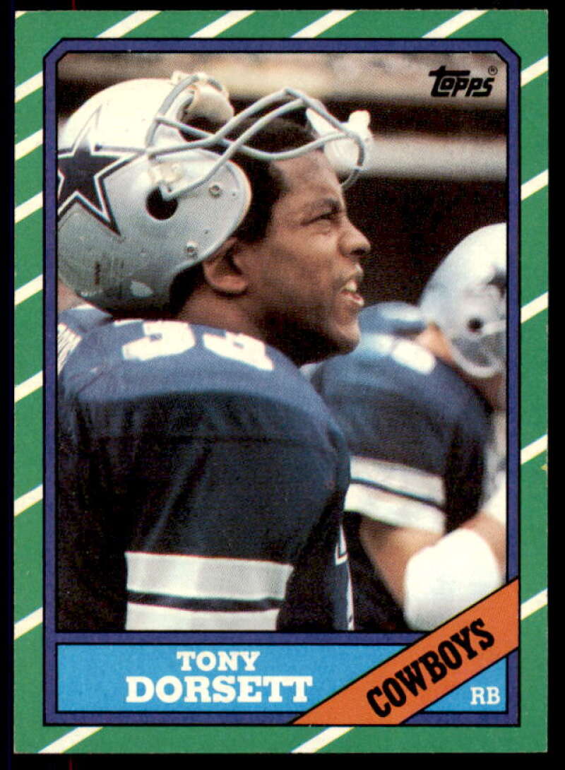 Tony Dorsett Card 1986 Topps #126  Image 1