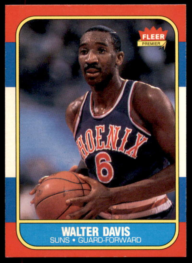 Walter Davis Card 1986-87 Fleer #23  Image 1