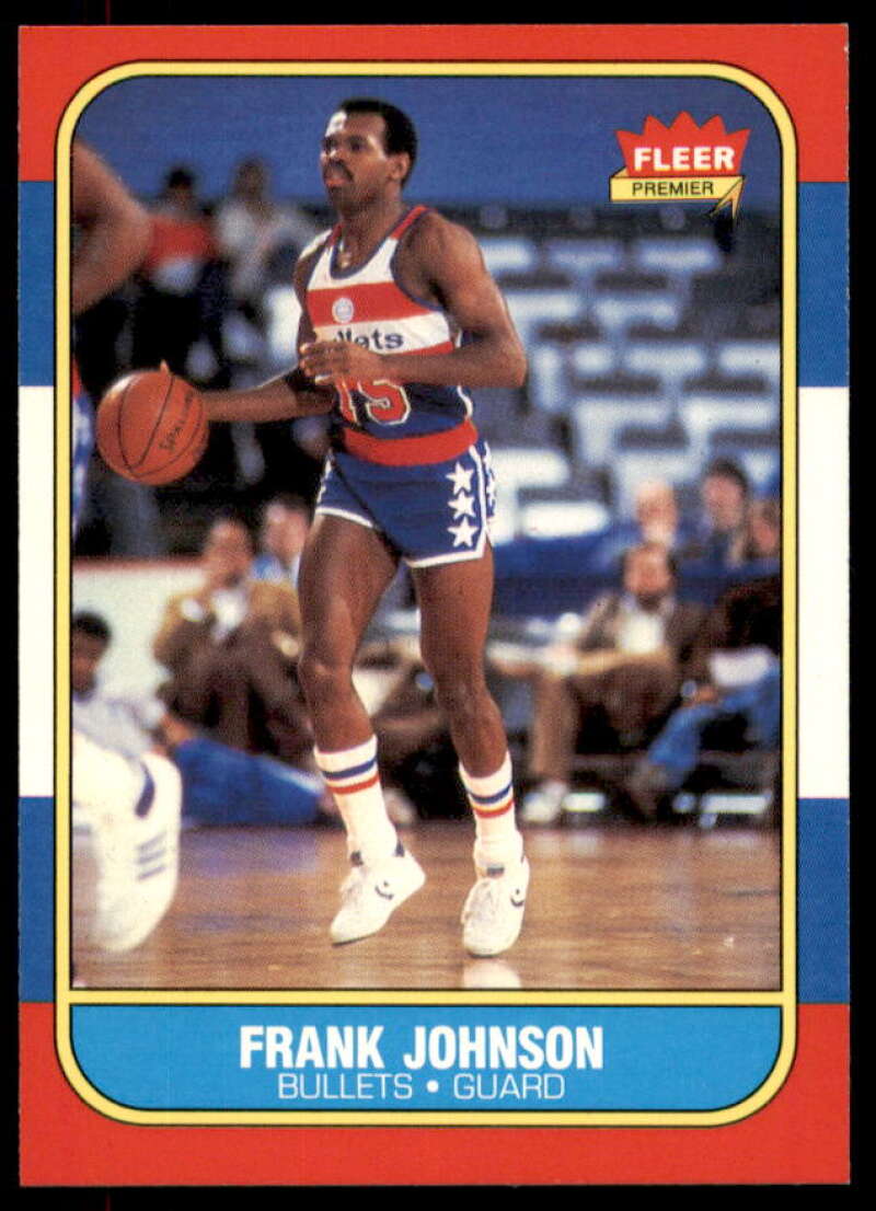 Frank Johnson Rookie Card 1986-87 Fleer #52  Image 1