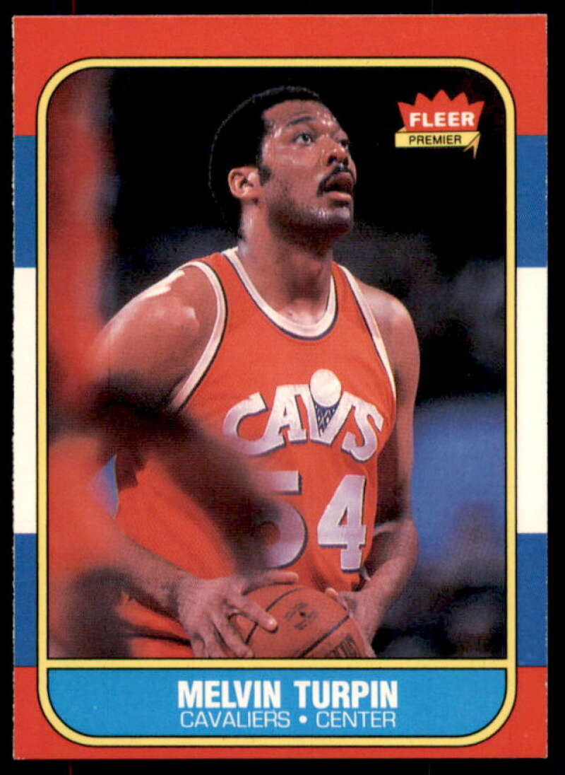 Mel Turpin Card 1986-87 Fleer #116  Image 1