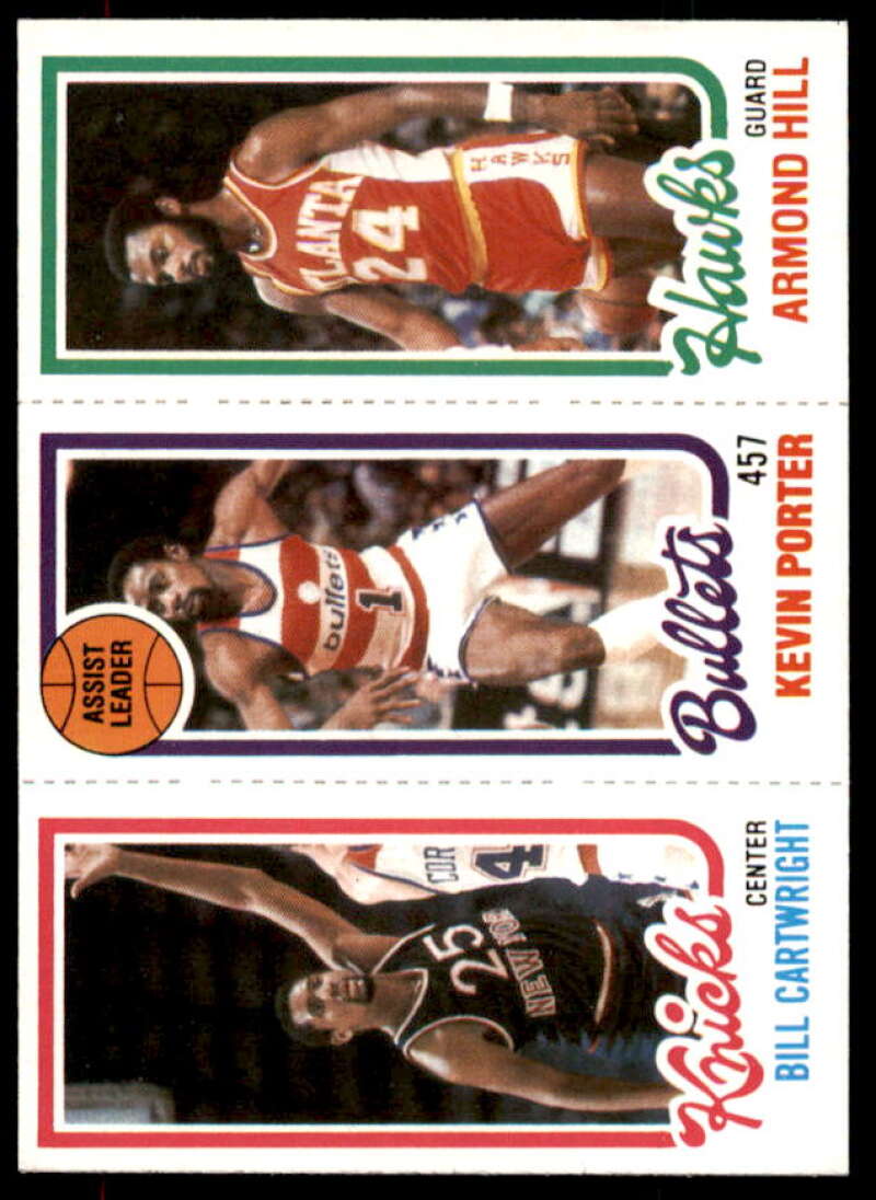 166 Bill Cartwright/244 Kevin Porter TL/25 Armond Hill Card 1980-81 Topps #60  Image 1