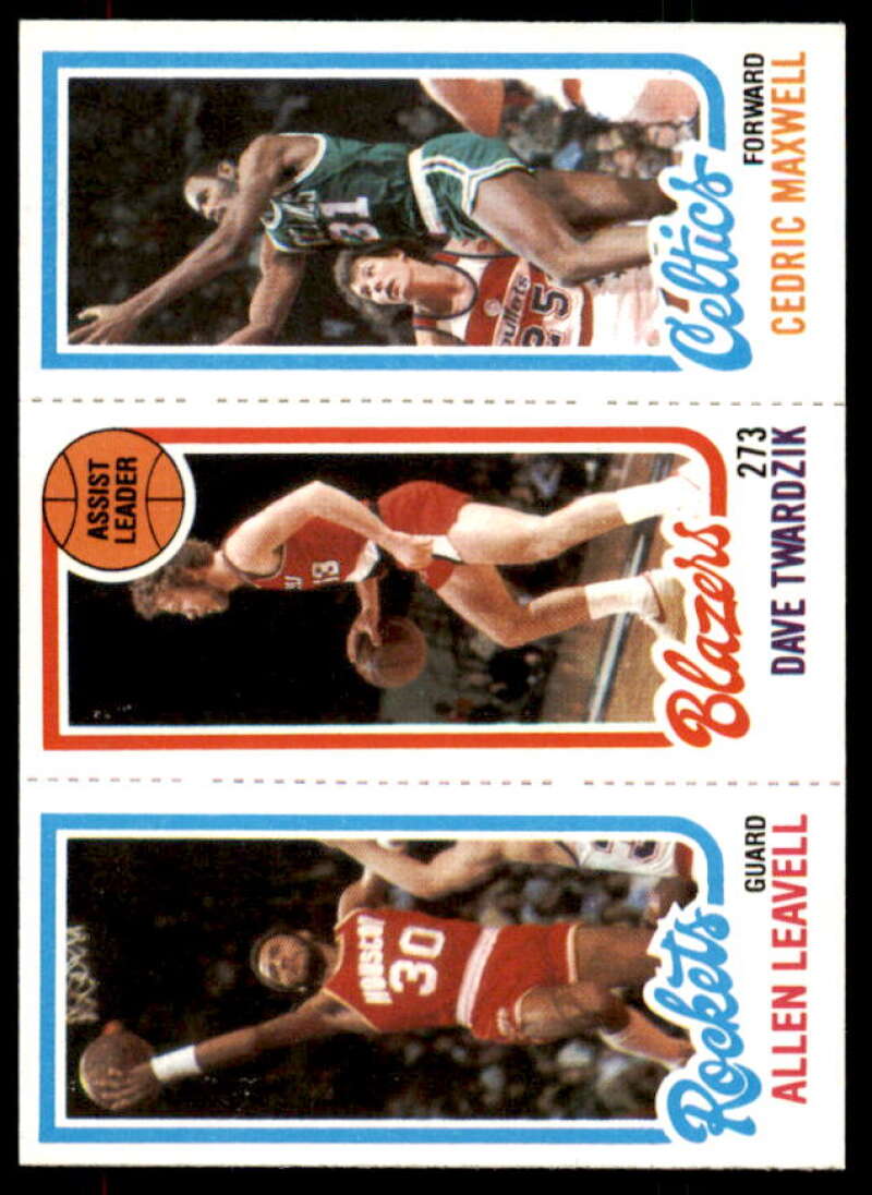 98 Sonny Parker/197 Dave Twardzik TL/39 Cedric Maxwell Card 1980-81 Topps #27  Image 1