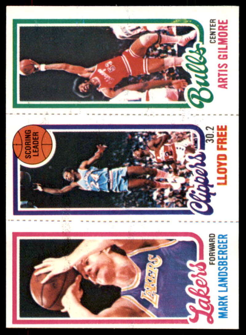 165 M.R.Richardson TL/214 Lloyd Free TL/44 Artis Gilmore Card 1980-81 Topps #59  Image 1