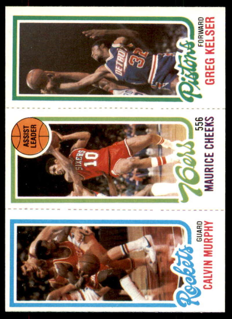 108 Calvin Murphy/176 Maurice Cheeks TL/87 Greg Kelser Card 1980-81 Topps #30  Image 1