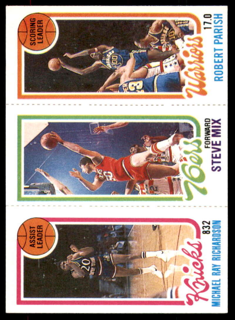 7 Moses Malone AS/185 Steve Mix/92 Robert Parish TL Card 1980-81 Topps #2  Image 1