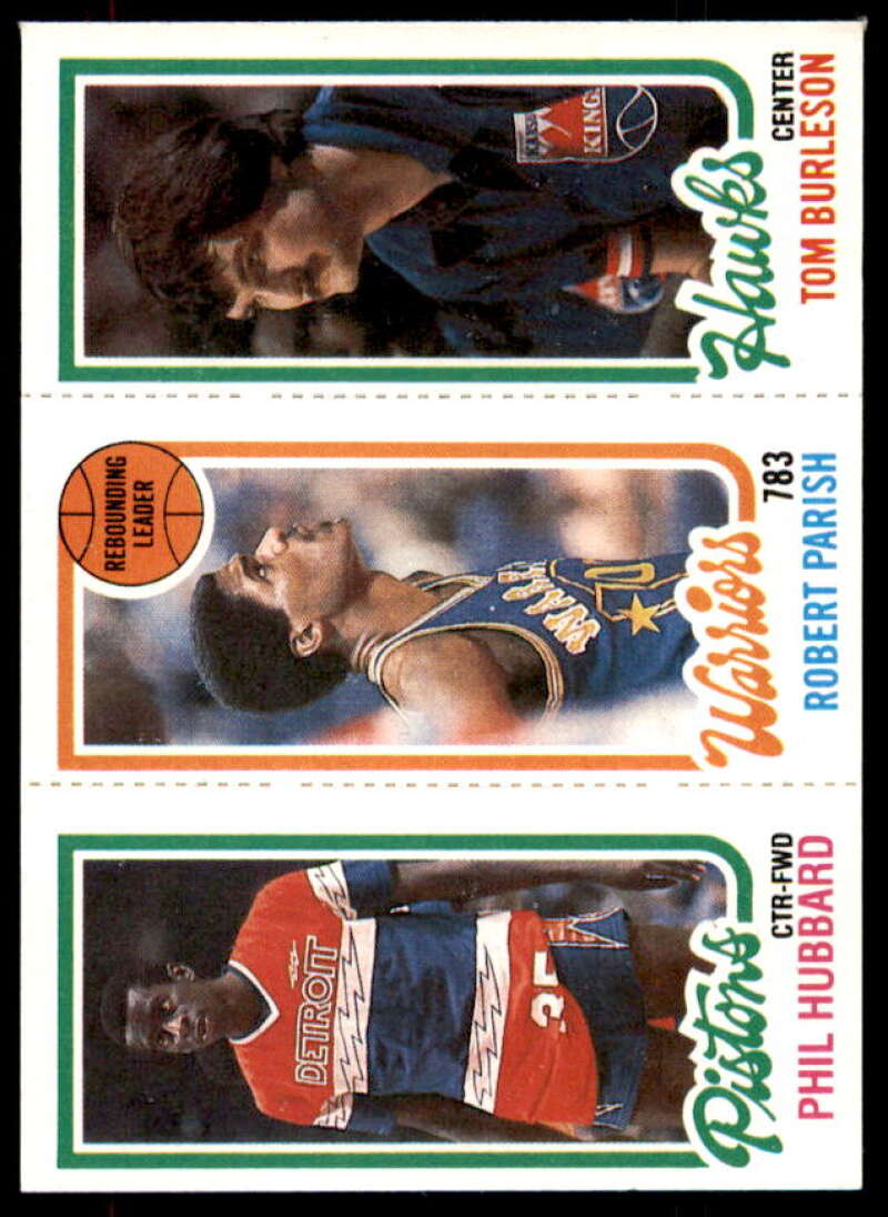 86 Phil Hubbard/93 Robert Parish TL/126 Tom Burleson Card 1980-81 Topps #22  Image 1