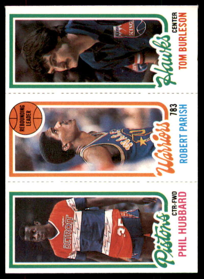 86 Phil Hubbard/93 Robert Parish TL/126 Tom Burleson Card 1980-81 Topps #22  Image 1