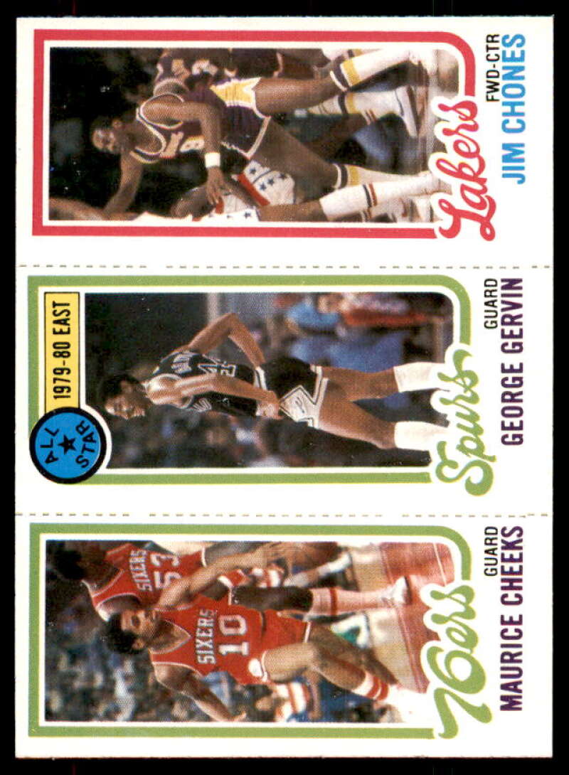 191 Walter Davis/11 George Gervin AS/136 Jim Chones Card 1980-81 Topps #70  Image 1