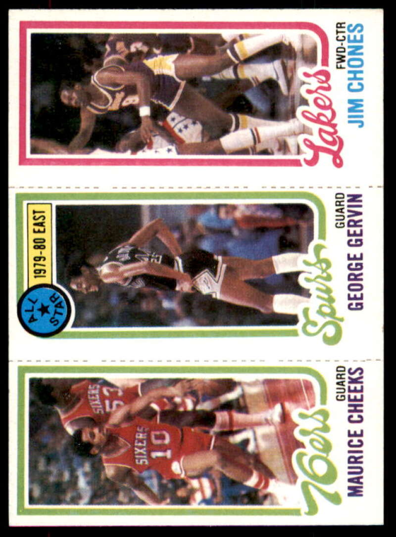 191 Walter Davis/11 George Gervin AS/136 Jim Chones Card 1980-81 Topps #70  Image 1