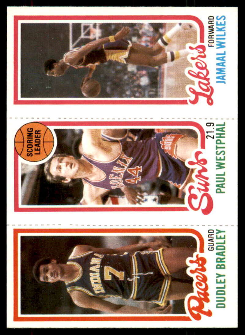 36 Dave Cowens/186 Paul Westphal TL/142 Jamaal Wilkes Card 1980-81 Topps #7  Image 1