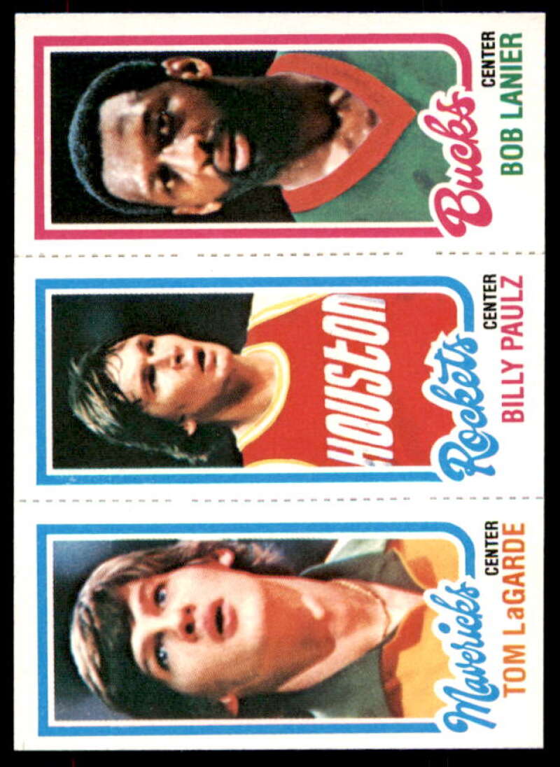 69 Tom LaGarde/109 Billy Paultz/150 Bob Lanier Card 1980-81 Topps #104  Image 1