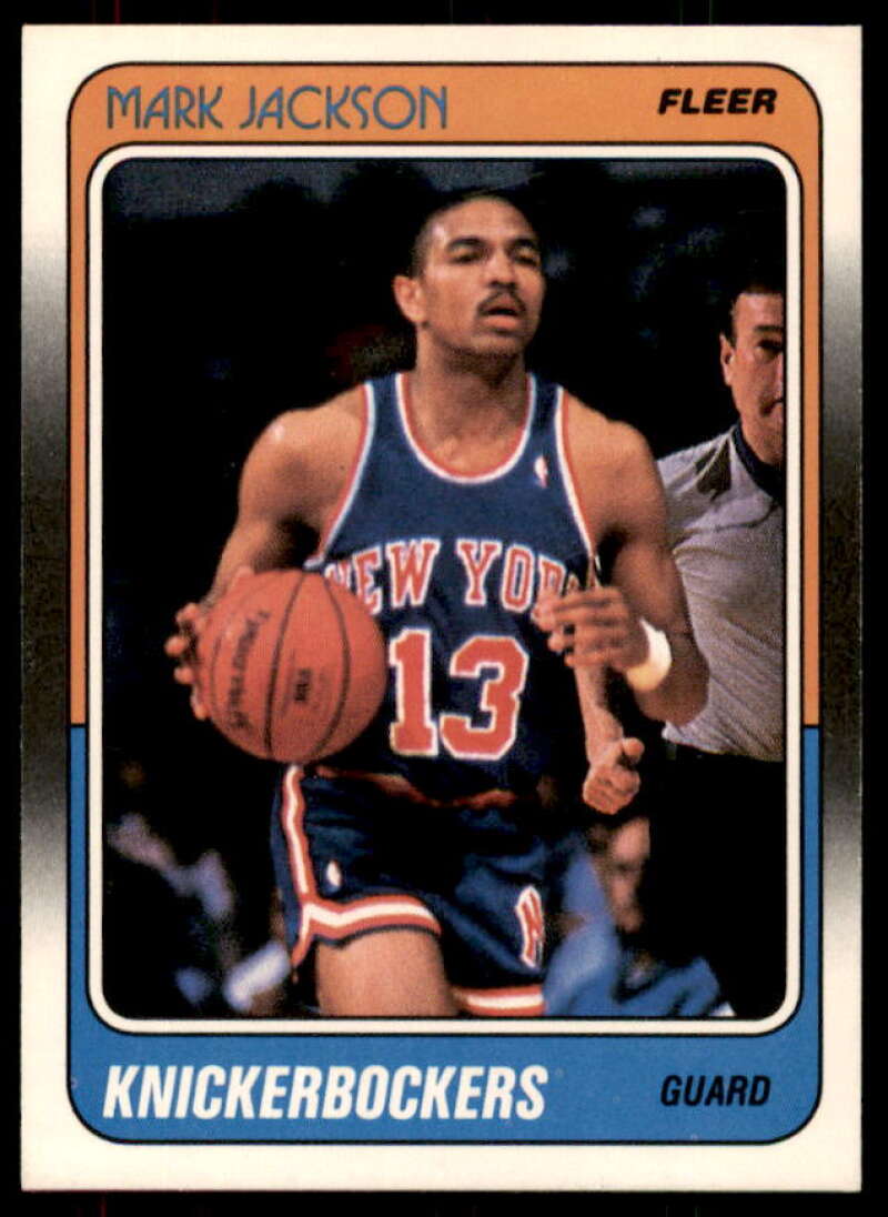 Mark Jackson Rookie Card 1988-89 Fleer #82  Image 1