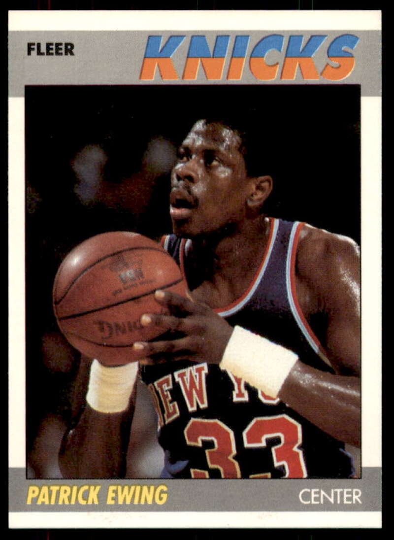 Patrick Ewing Card 1987-88 Fleer #37  Image 1