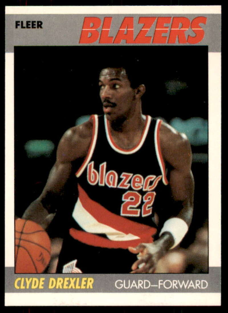 Clyde Drexler Card 1987-88 Fleer #30  Image 1