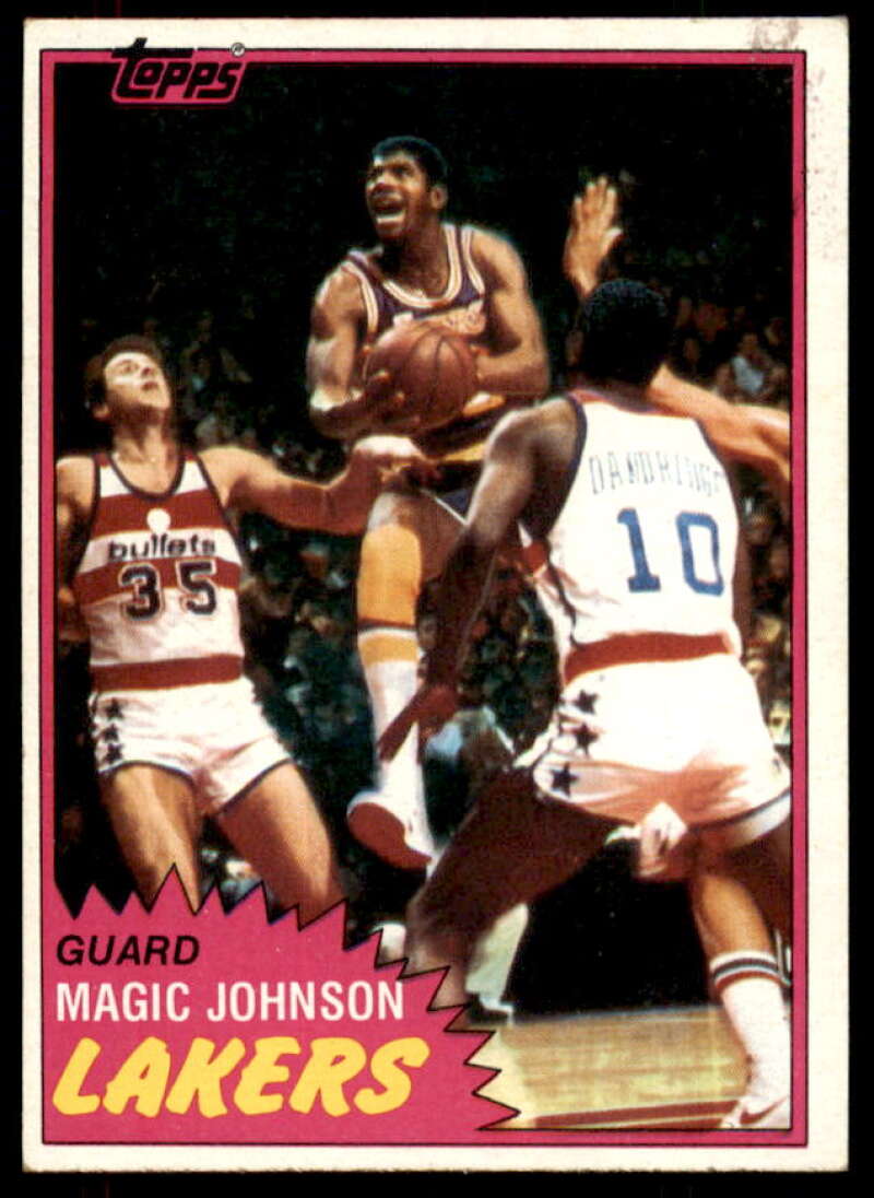 Magic Johnson Card 1981-82 Topps #21  Image 1