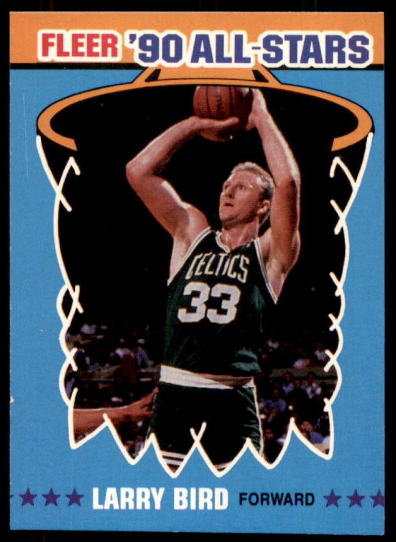 Larry Bird Card 1990-91 Fleer All-Stars #2  Image 1