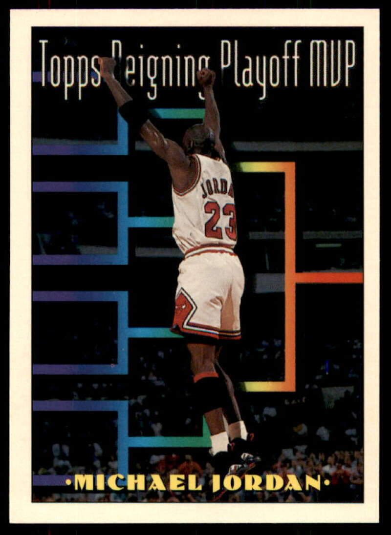 Michael Jordan FPM Card 1993-94 Topps #199  Image 1