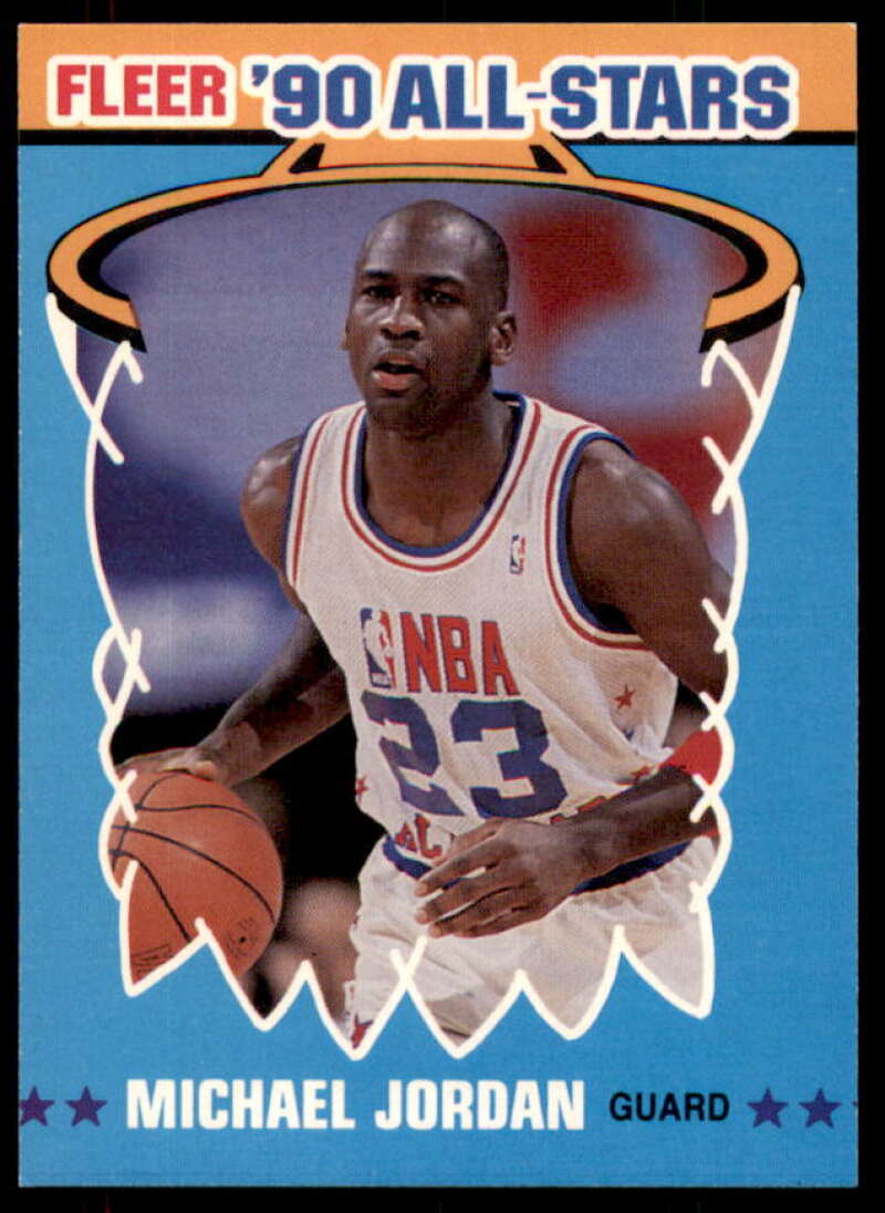 Michael Jordan Card 1990-91 Fleer All-Stars #5  Image 1