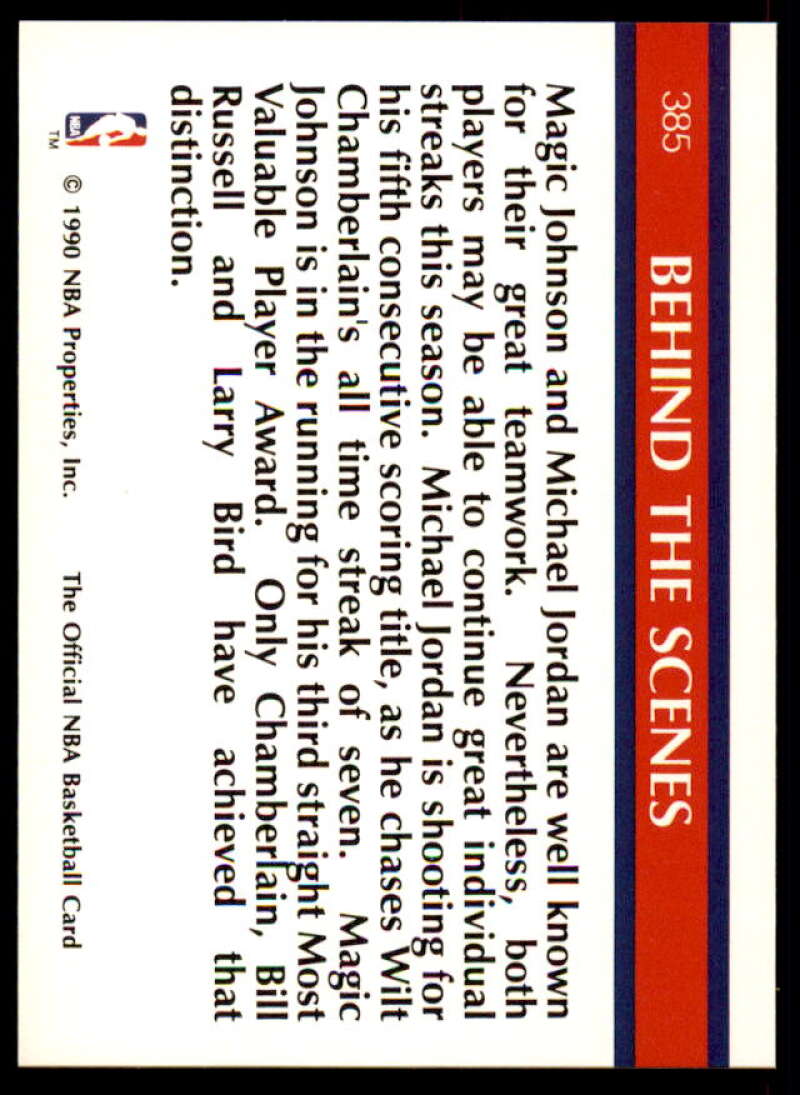 Super Streaks/Stay In School Card 1990-91 Hoops #385  Image 2