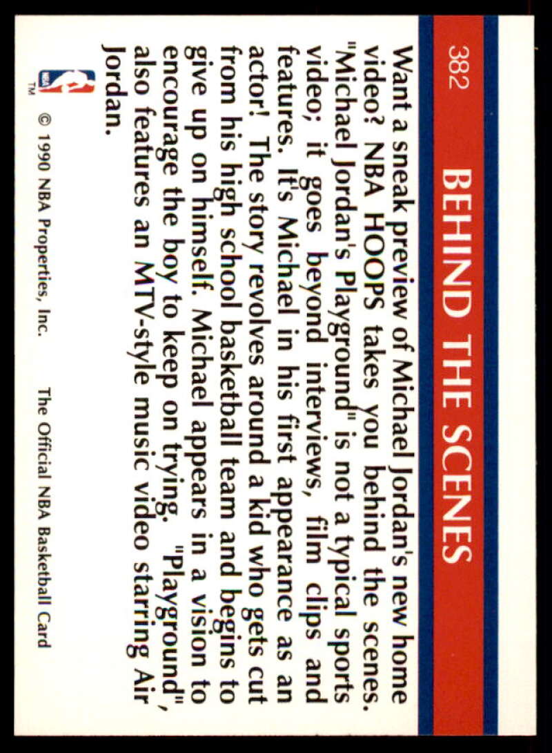 Super Streaks/Stay In School Card 1990-91 Hoops #385  Image 2