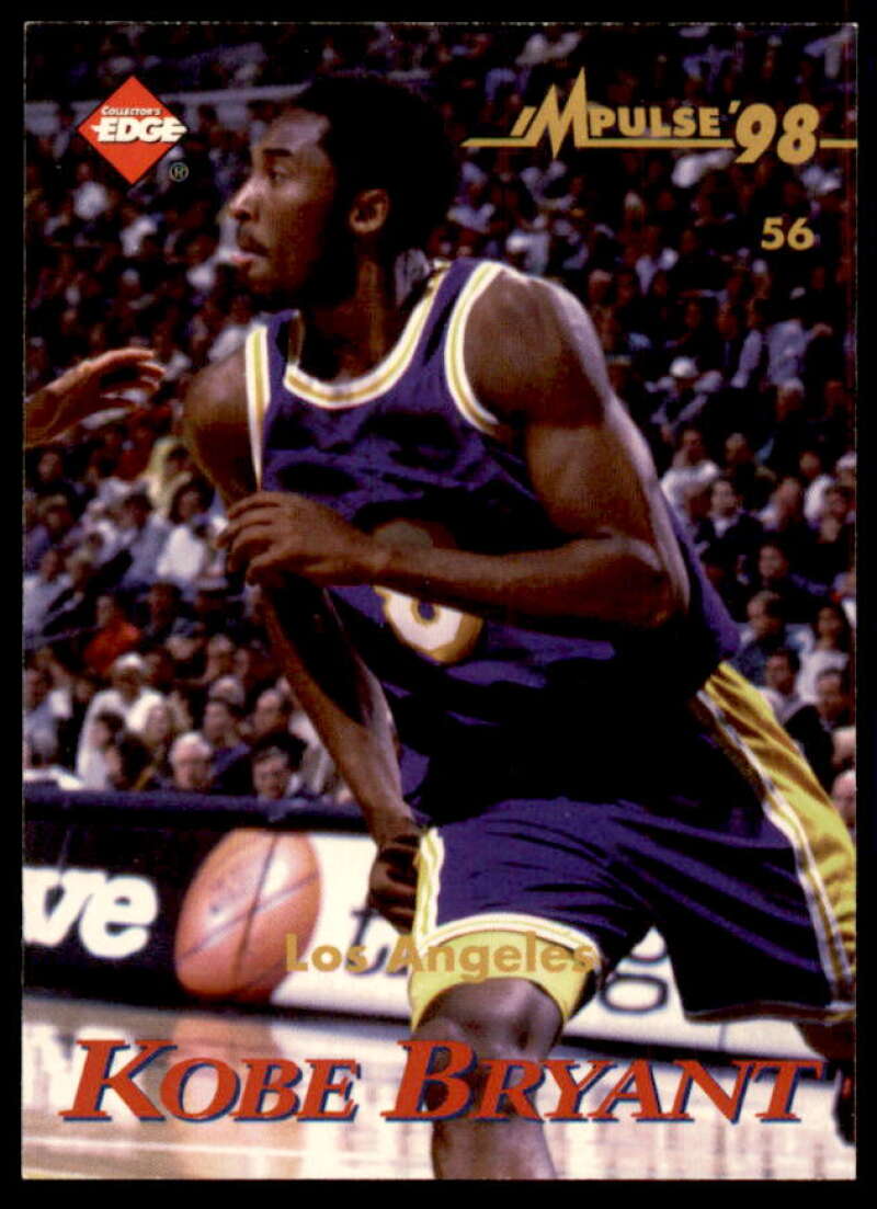 Michael Olowokandi/Kobe Bryant Card 1998 Collector's Edge Impulse #56  Image 2