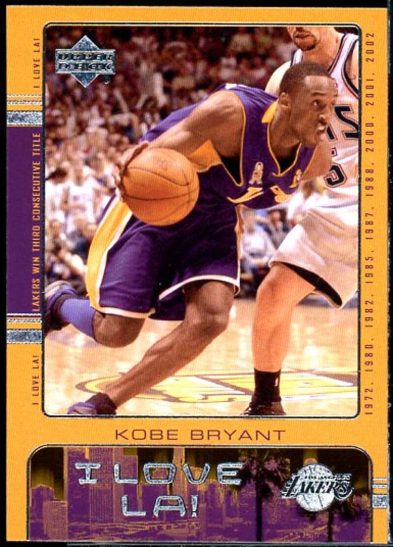 Kobe Bryant Card 2002-03 Upper Deck I Love L.A. #LA14  Image 1