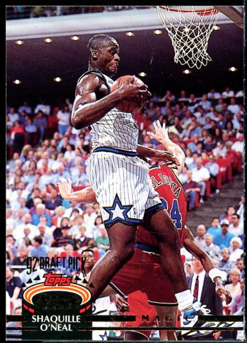 Shaquille O'Neal Rookie Card 1992-93 Stadium Club #247  Image 1