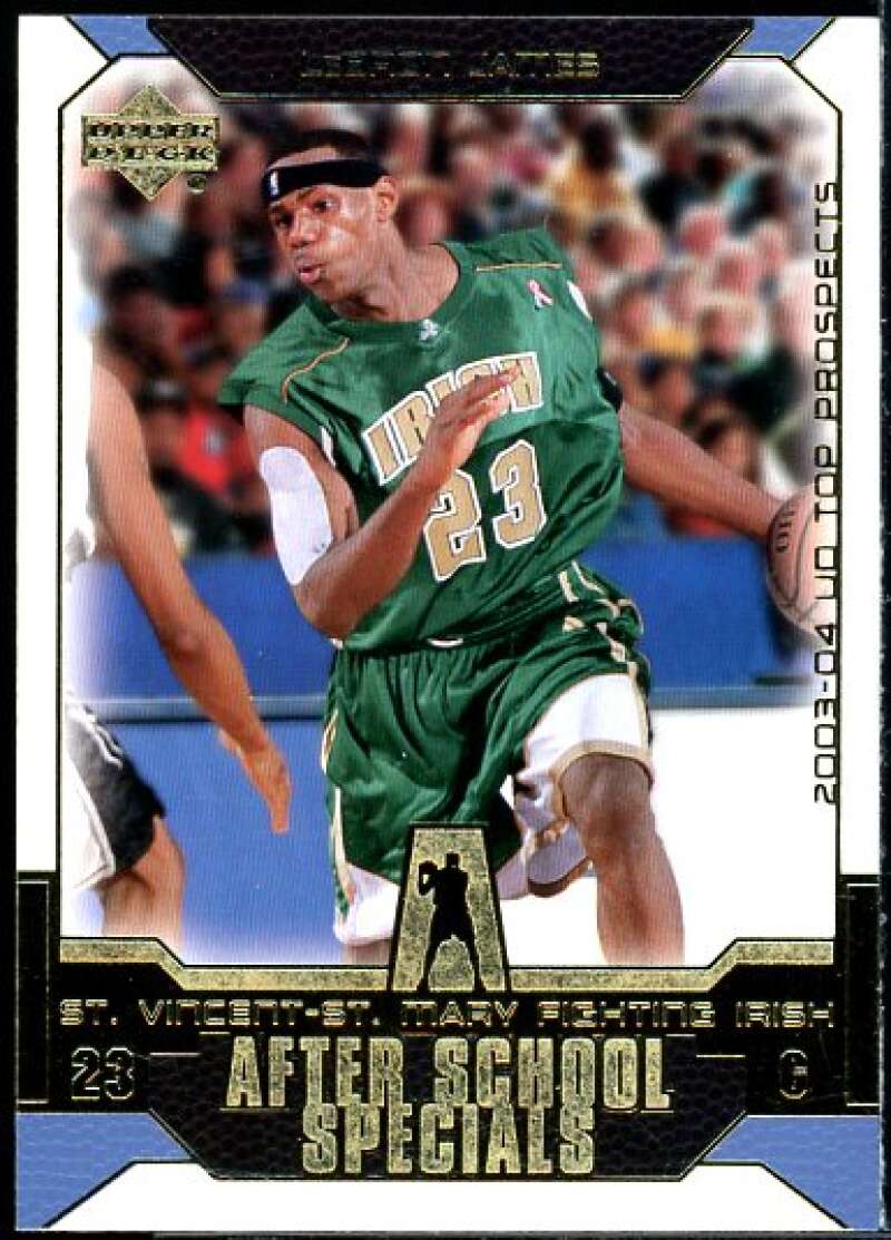 LeBron James Rookie Card 2003-04 UD Top Prospects After School Specials #AS1  Image 1