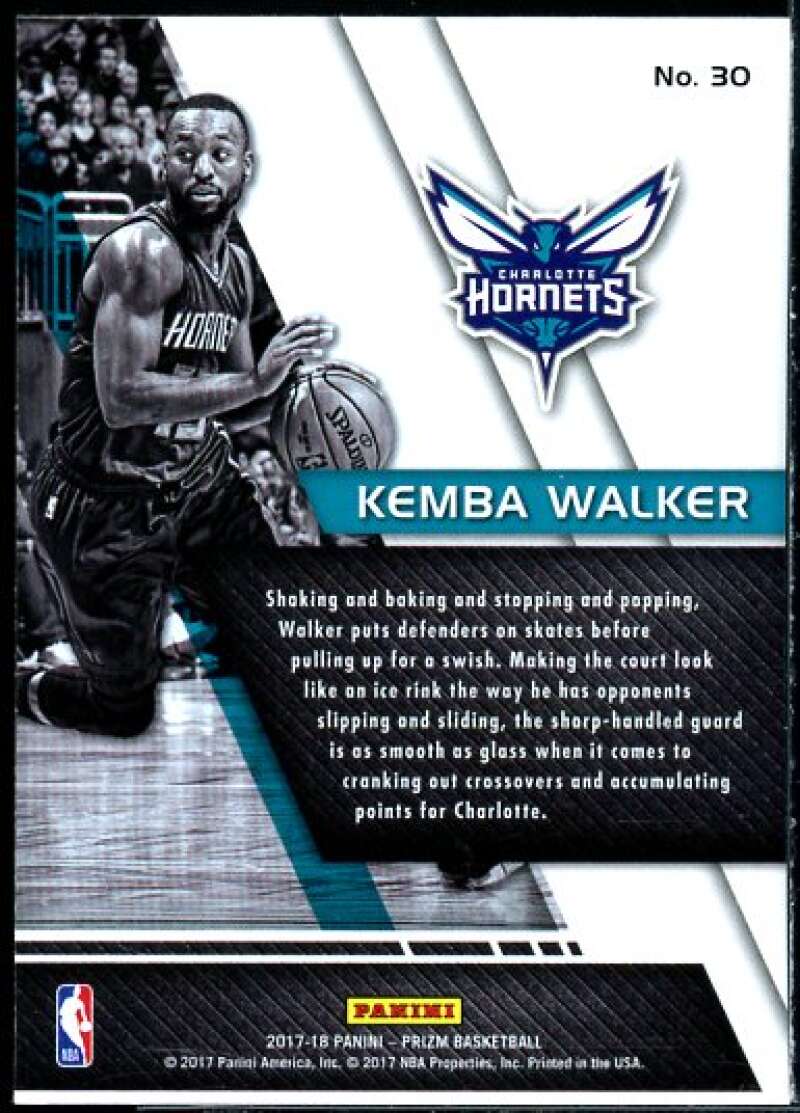 Kemba Walker Card 2017-18 Panini Prizm Fundamentals #30  Image 2