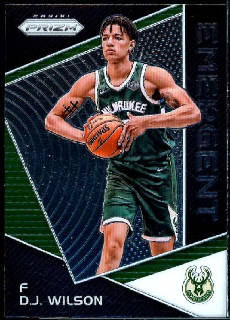 D.J. Wilson Card 2017-18 Panini Prizm Emergent #17  Image 1