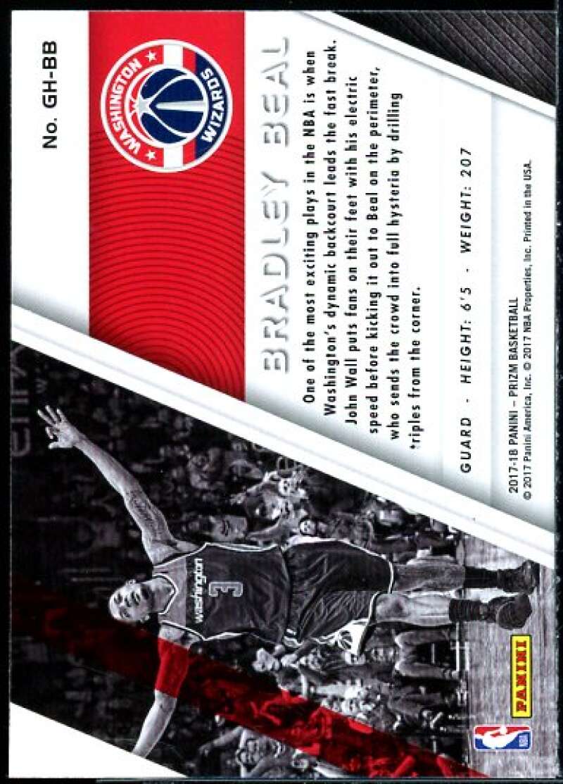 Bradley Beal Card 2017-18 Panini Prizm Get Hyped! #24  Image 2