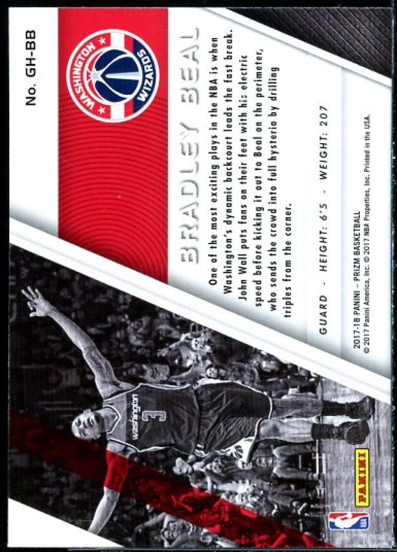 Bradley Beal Card 2017-18 Panini Prizm Get Hyped! #24  Image 2