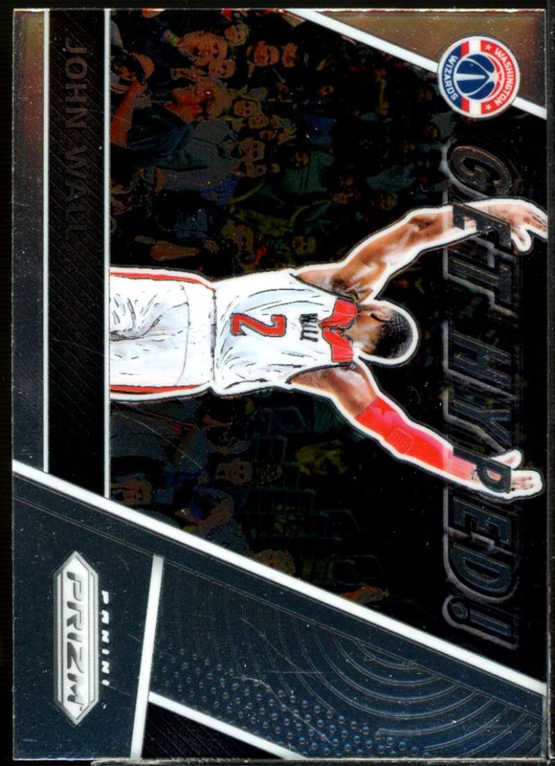 John Wall Card 2017-18 Panini Prizm Get Hyped! #1  Image 1
