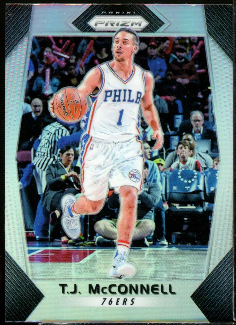 T.J. McConnell Card 2017-18 Panini Prizm Prizms Silver #5  Image 1