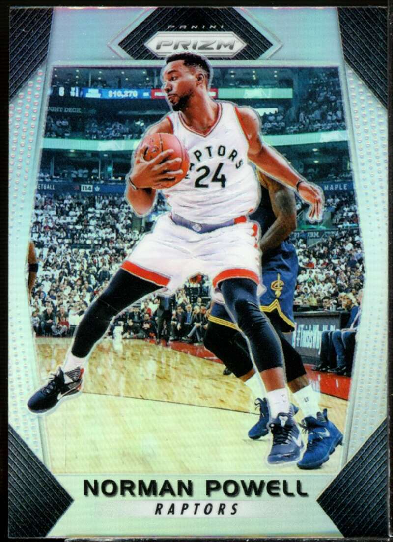 Norman Powell Card 2017-18 Panini Prizm Prizms Silver #37  Image 1