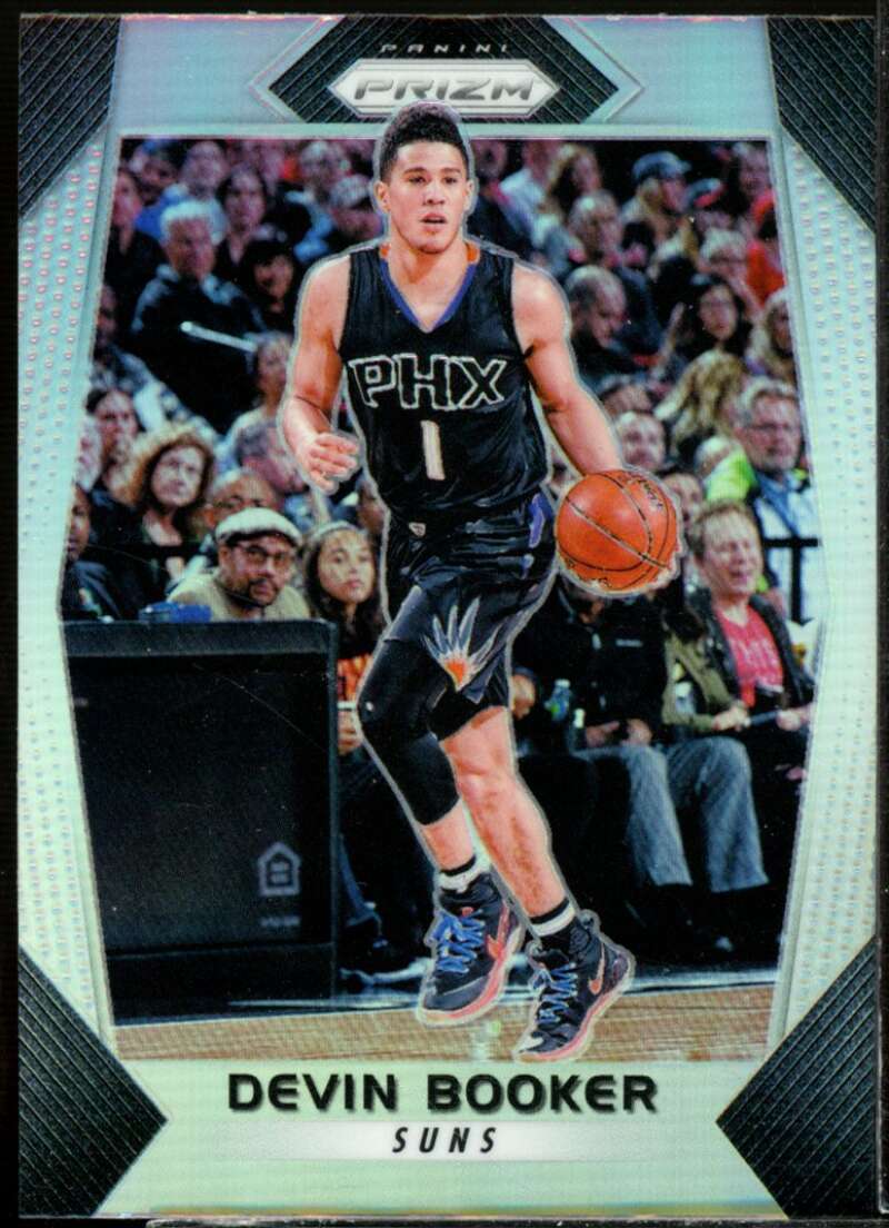 Devin Booker Card 2017-18 Panini Prizm Prizms Silver #63  Image 1