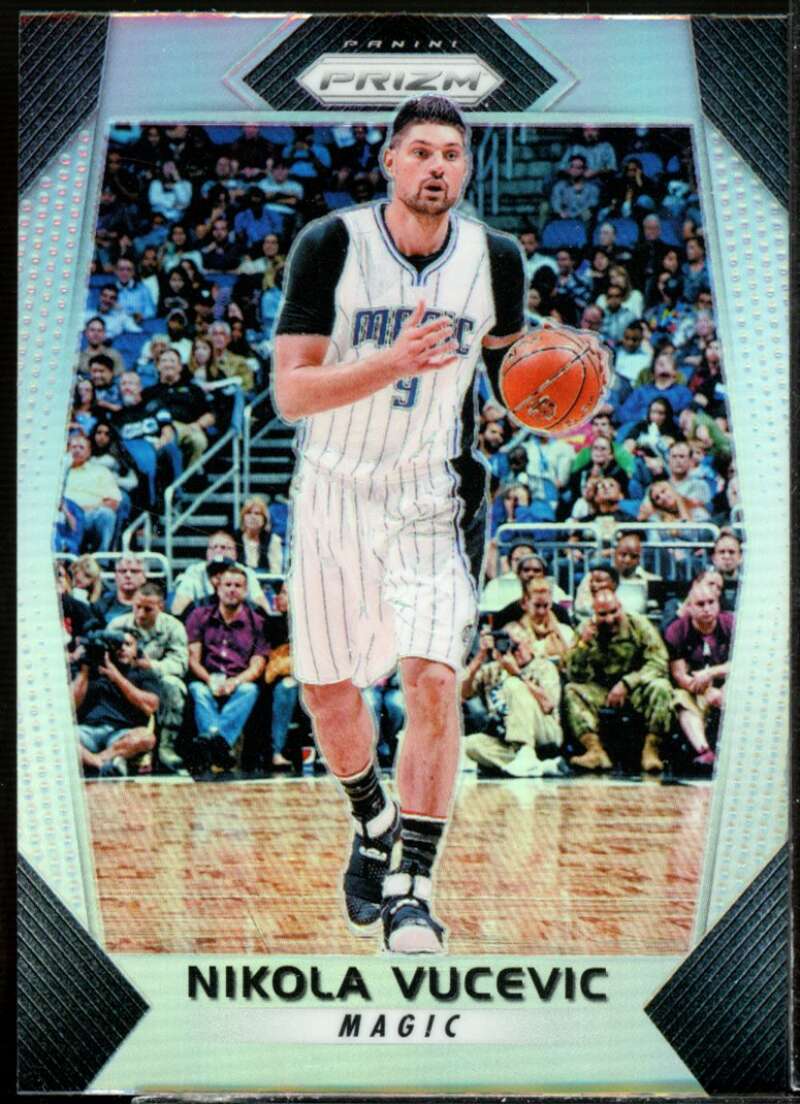 Nikola Vucevic Card 2017-18 Panini Prizm Prizms Silver #78  Image 1