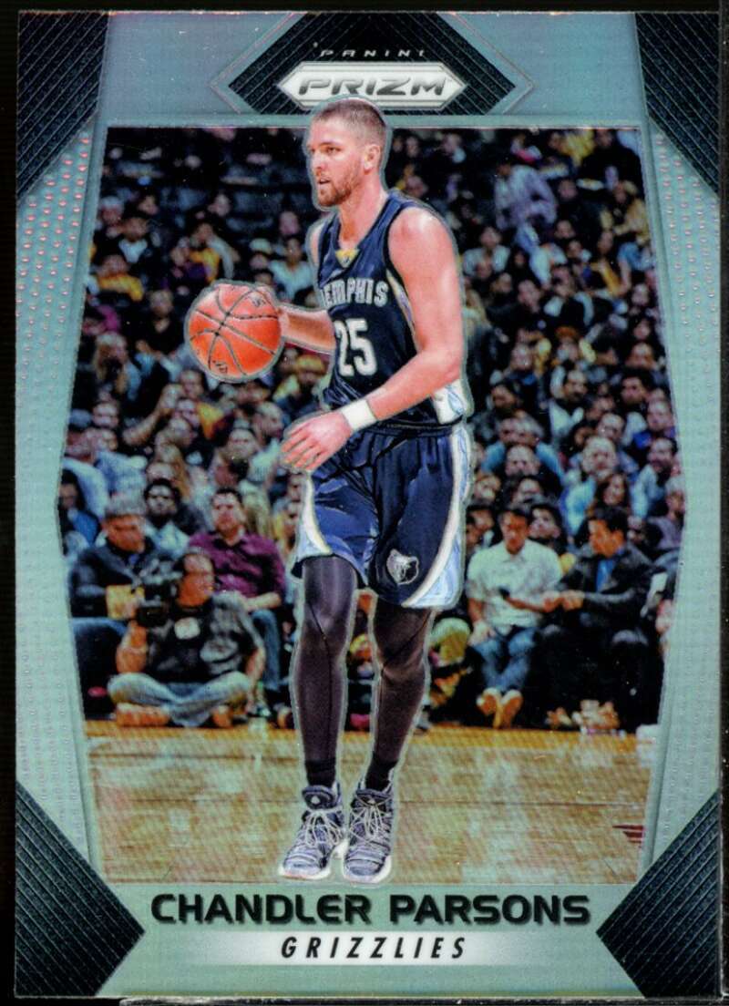 Chandler Parsons Card 2017-18 Panini Prizm Prizms Silver #206  Image 1