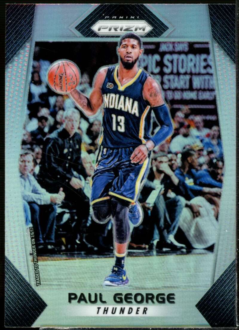 Paul George Card 2017-18 Panini Prizm Prizms Silver #264  Image 1