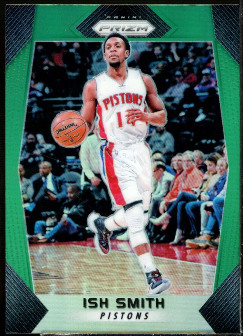 Ish Smith Card 2017-18 Panini Prizm Prizms Green #175  Image 1