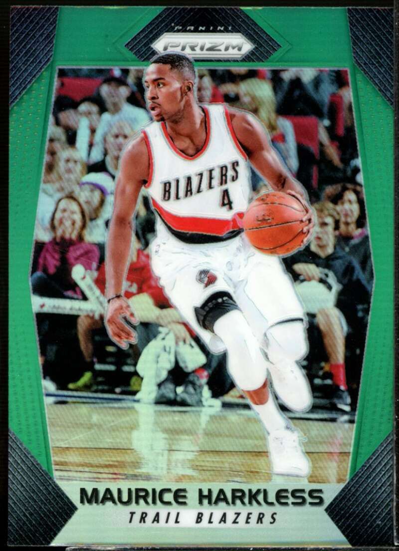 Maurice Harkless Card 2017-18 Panini Prizm Prizms Green #146  Image 1