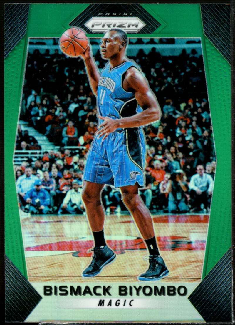 Bismack Biyombo Card 2017-18 Panini Prizm Prizms Green #75  Image 1