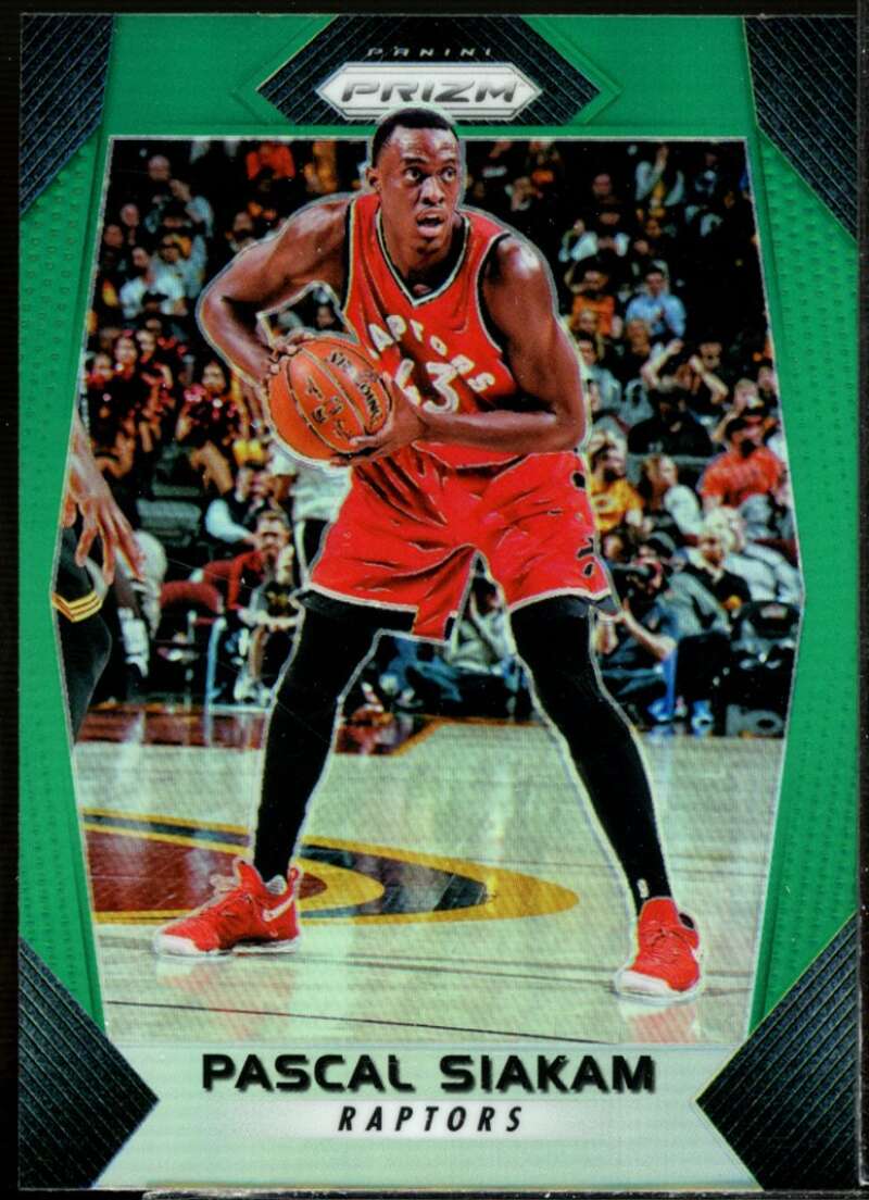 Pascal Siakam Card 2017-18 Panini Prizm Prizms Green #34  Image 1