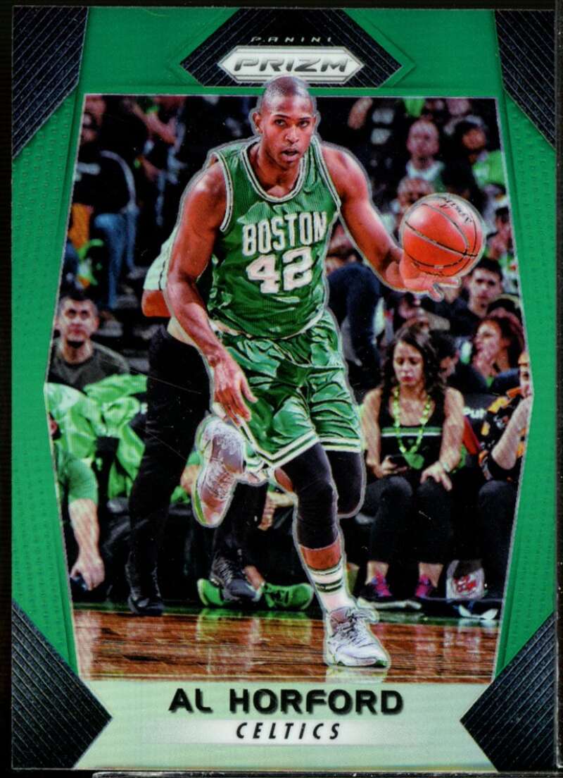 Al Horford Card 2017-18 Panini Prizm Prizms Green #14  Image 1