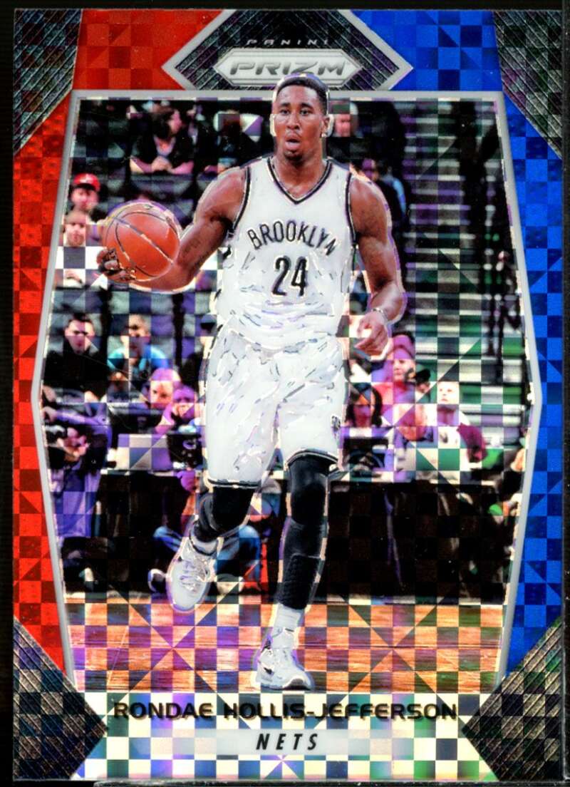 Rondae Hollis-Jefferson 2017-18 Panini Prizm Prizms Red White and Blue #153  Image 1